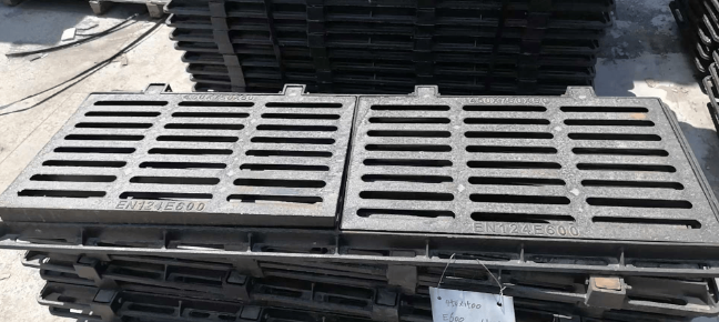 黄竹镇球墨铸铁连体双篦展示